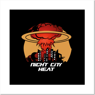 night city heat Posters and Art